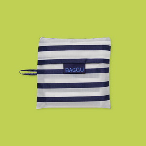 Baggu Reusable Bag in Sailor Stripe in case