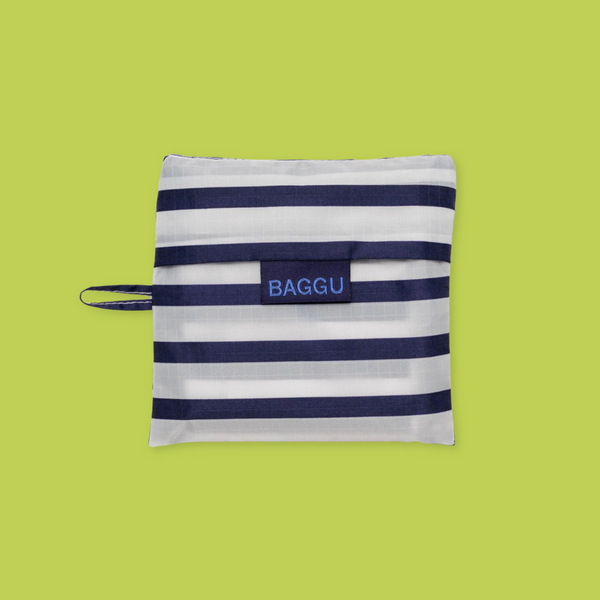 Baggu Reusable Bag in Sailor Stripe in case