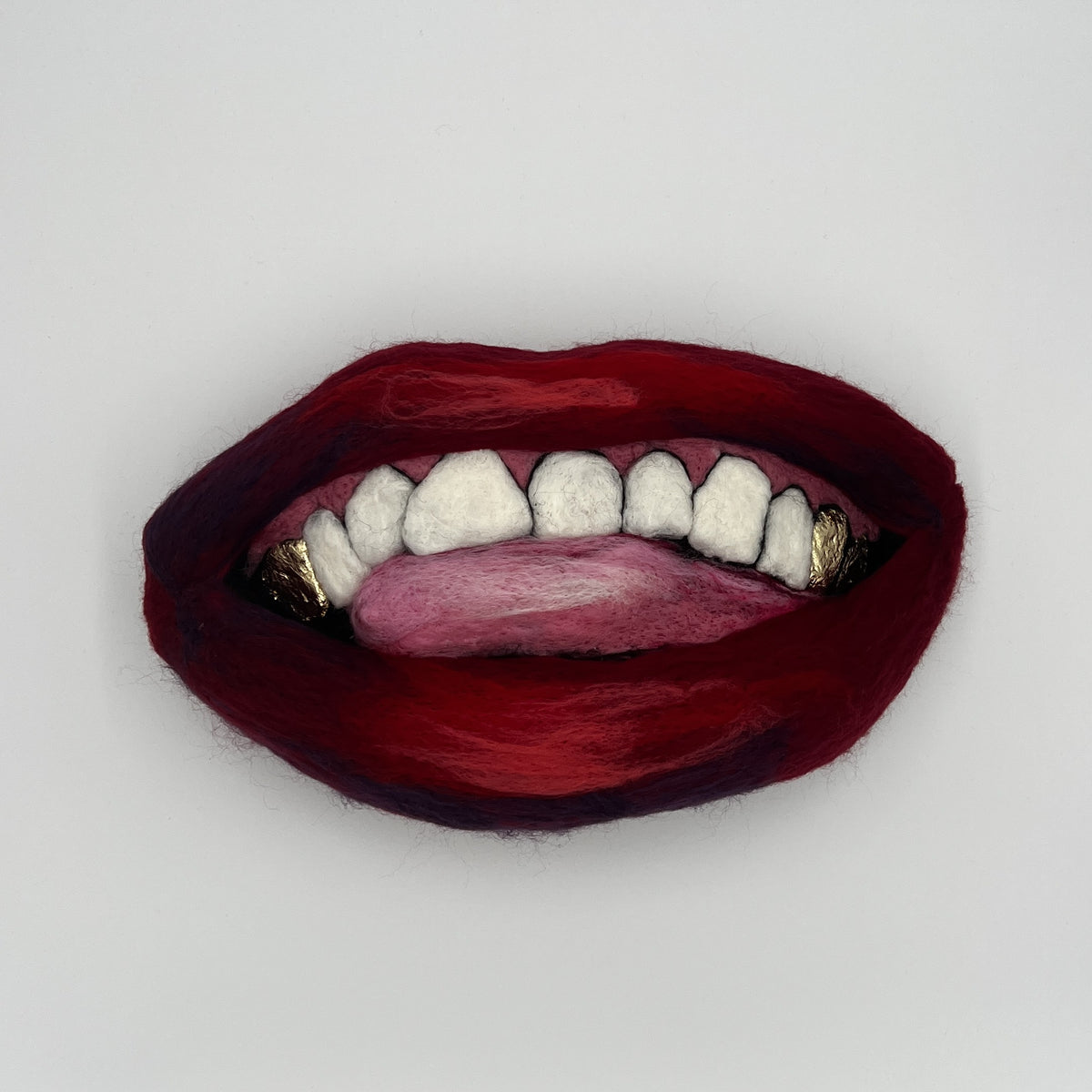 Big mouth- Ti (red with Gold leaf)