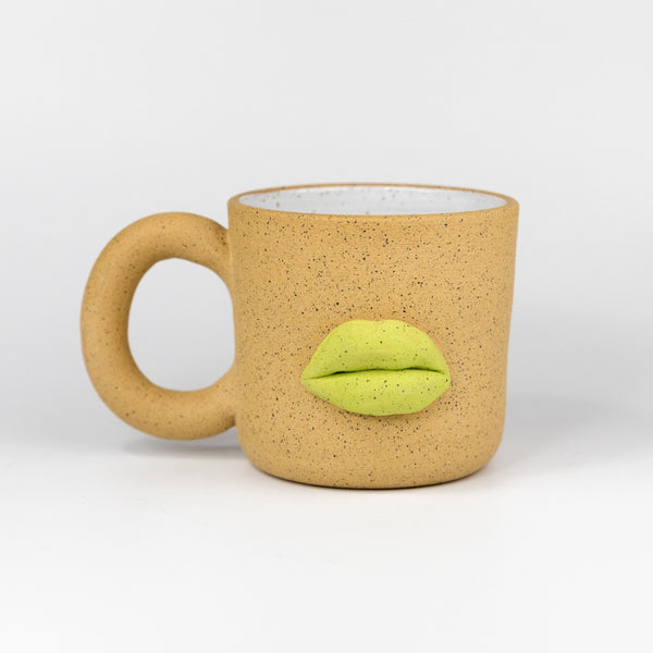 Lips Mug - Chartreuse