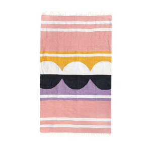 Luna Flor Blanket with Leather Strap