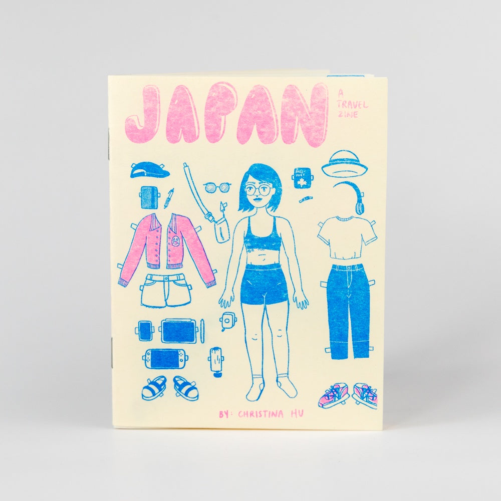 Japan Travel Risograph Zine by Christina Hu