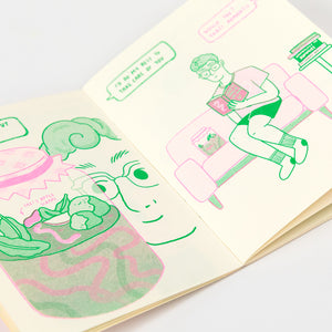 Would You Still Love Me If I Was A Worm? Risograph Zine by Christina Hu