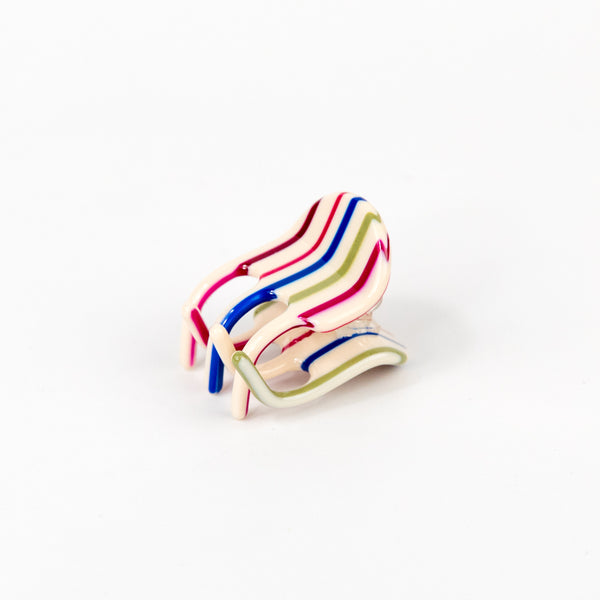 Mini Claw - Vanilla Stripe