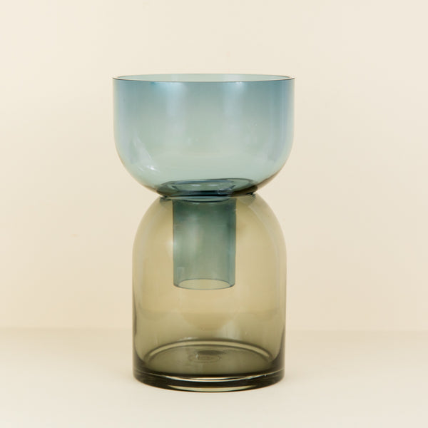 Cloudnola Flip Vase in Blue and Gray