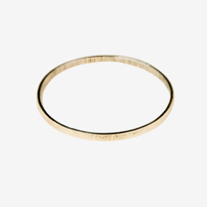 Hammered Bangle in Sterling Silver by Denise Heffernan