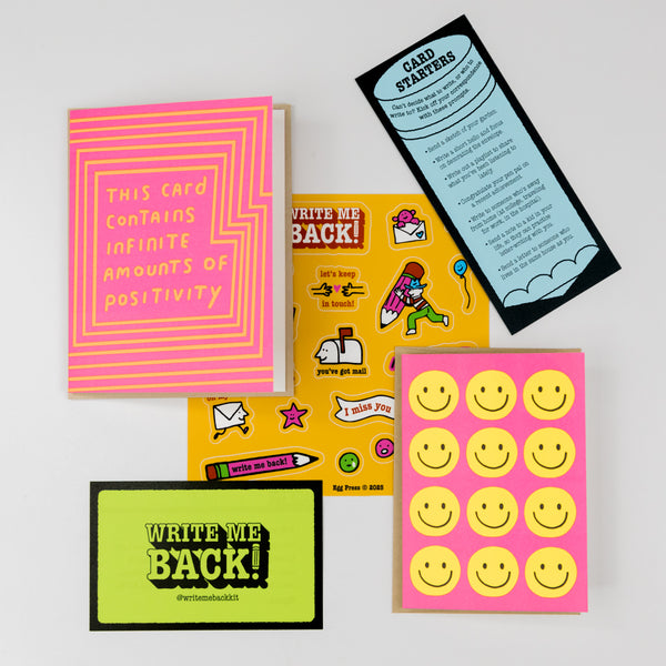 Positivity + Smiles Letter Writing Write Me Back Pen Pal Kit