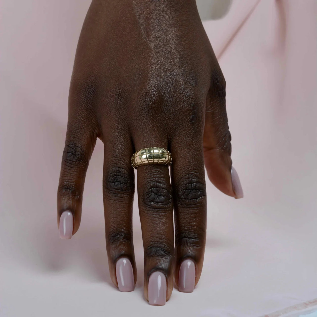 Disco Ball Ring, Yellow Bronze