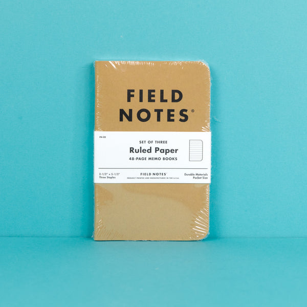 Field Notes Notebooks 3 Pack in Plain