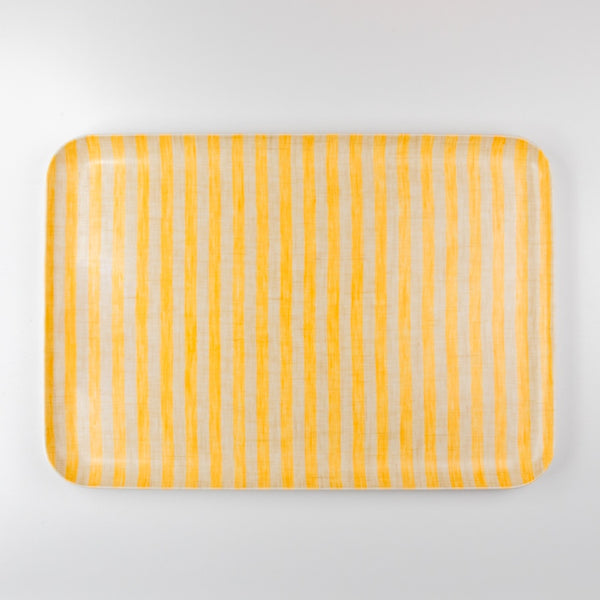 Fog Linen Work Linen Coated Tray (L) in Henry