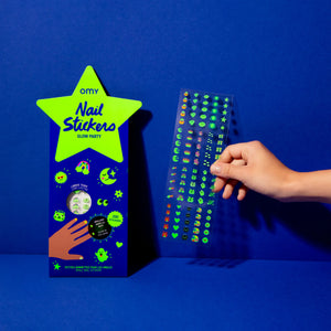 OMY Kids Nail Stickers Glow in the Dark