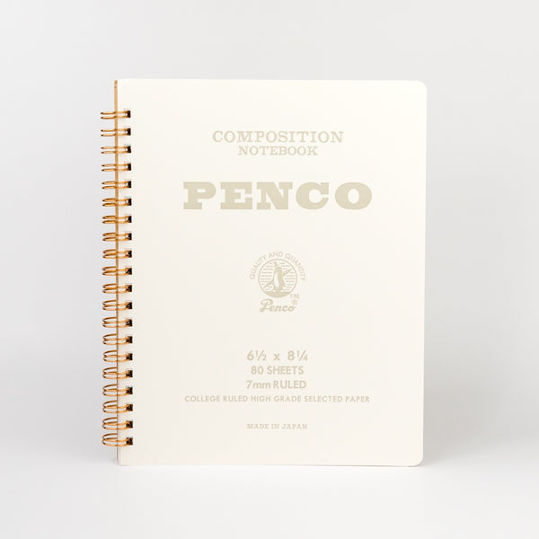 Coil Notebook / L - White