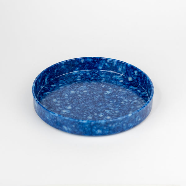 HIGHTIDE Marbe Circle Desk Tray in Navy