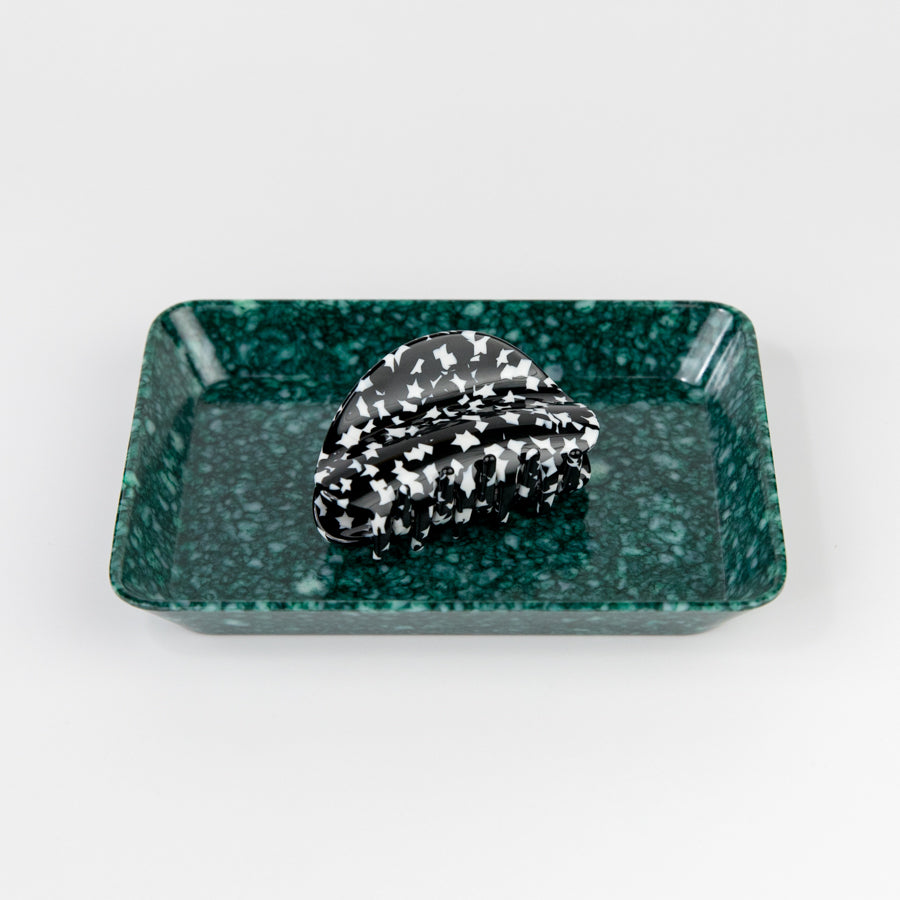 Marble Desk Tray / Small - Dark Green