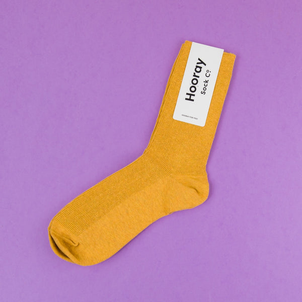 Goldenrod Cotton Socks - Small