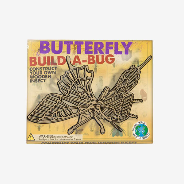 Wooden Build-a-Bug Construction Kit - Butterfly