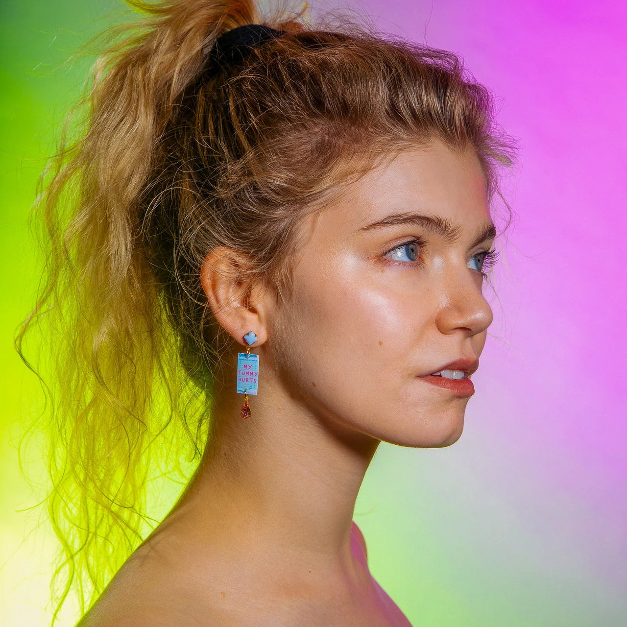 my tummy hurts dangle set