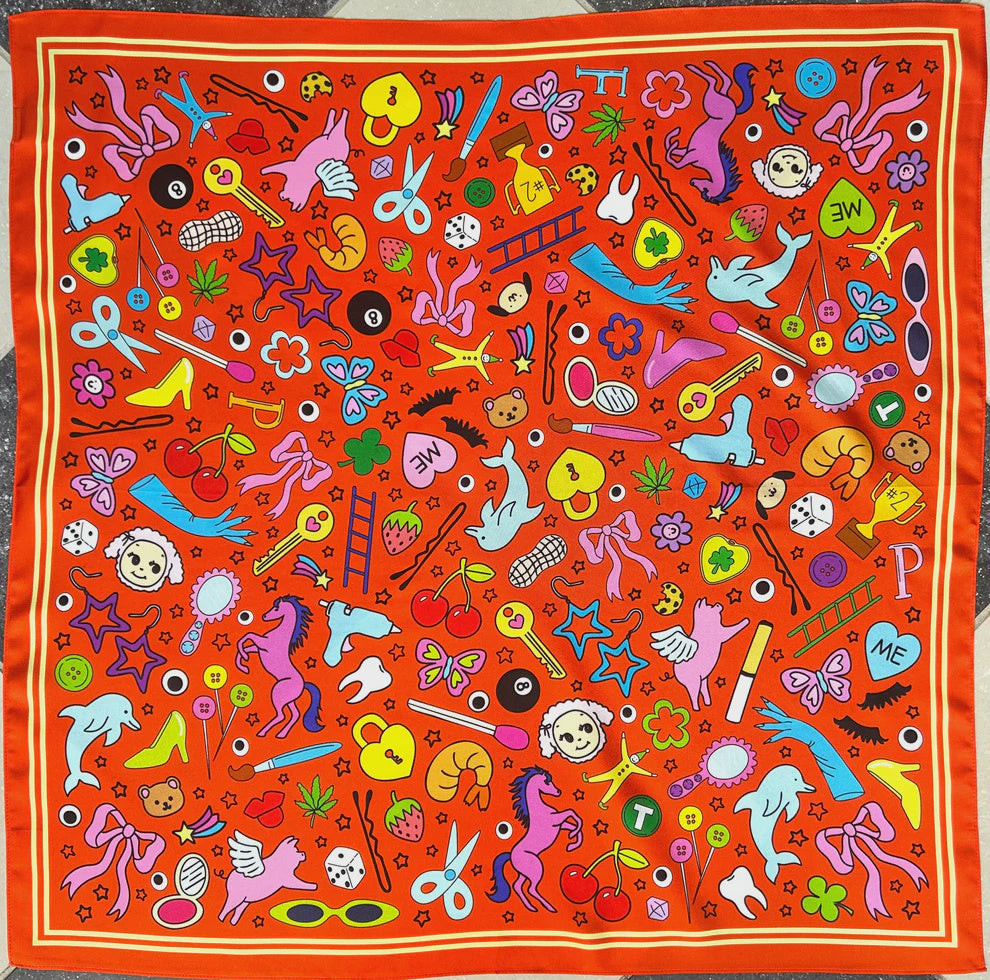 Trinket Treasures Silk Scarf