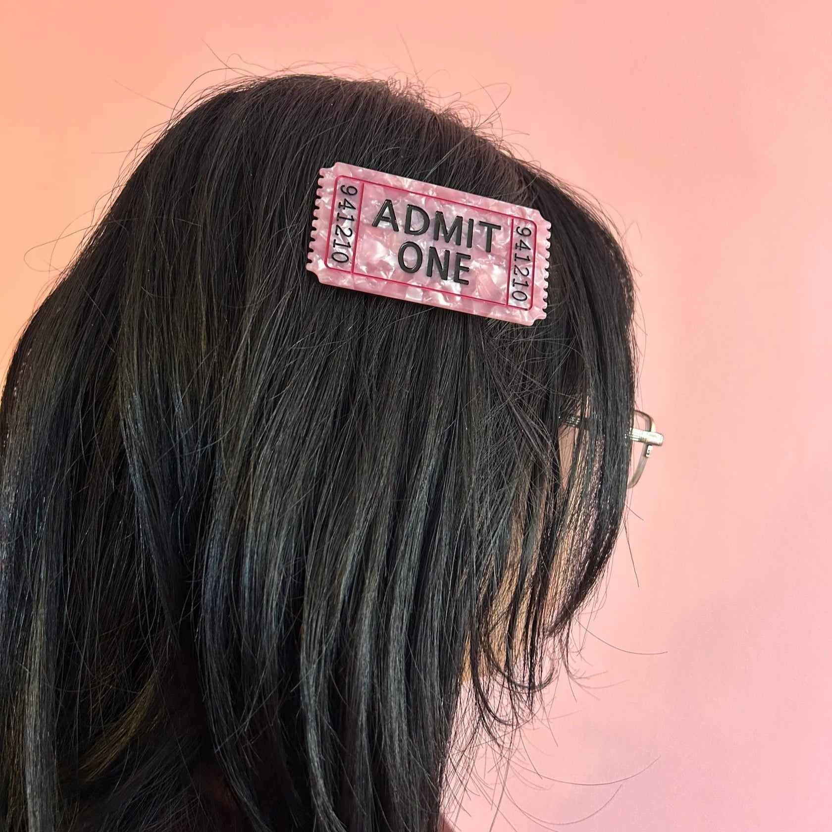 The Peach Fuzz Ticket Hair Clip
