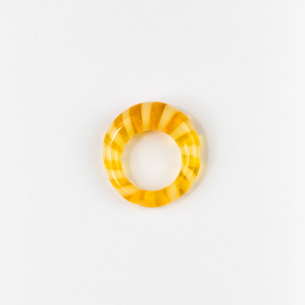 Spiral Ring - Transparent Orange