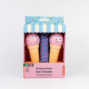Kikkerland Kidoki Ice Cream Skipping Rope