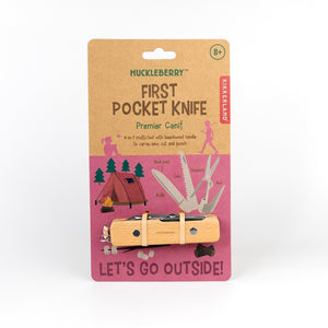 Kikkerland Huckleberry First Pocket Knife 