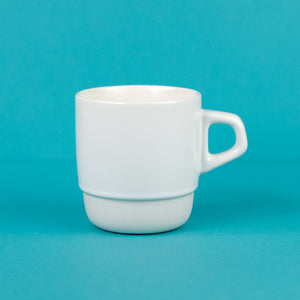 Stacking Mug in White by Kinto