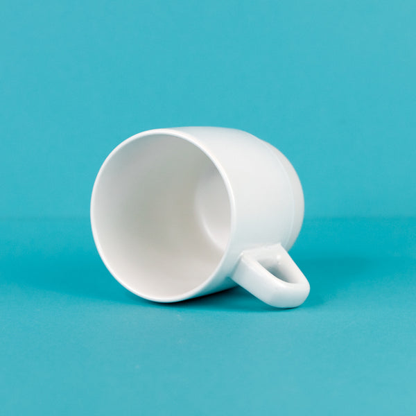 Stacking Mug in White by Kinto