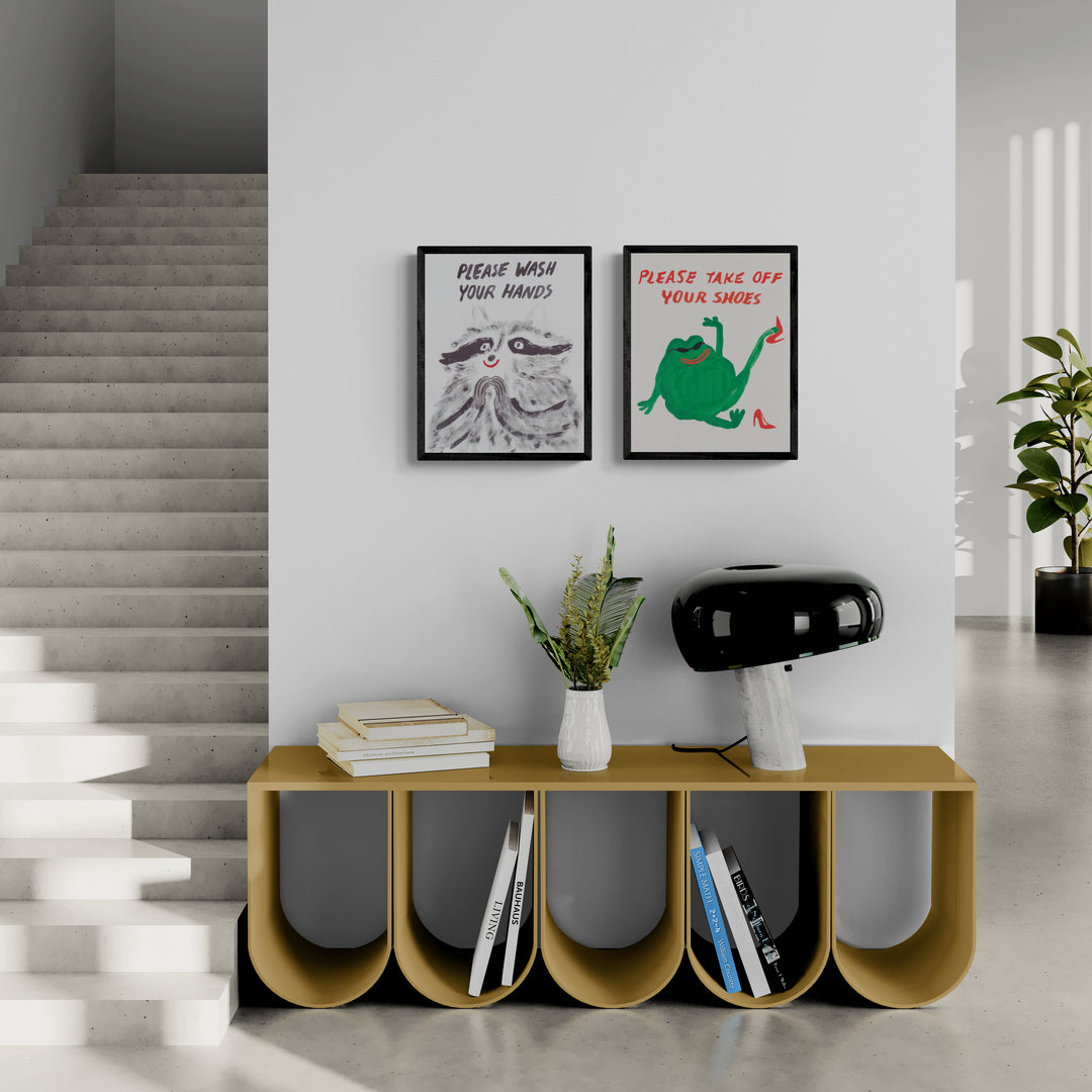 Kristina Micotti Please Take Off Your Shoes print