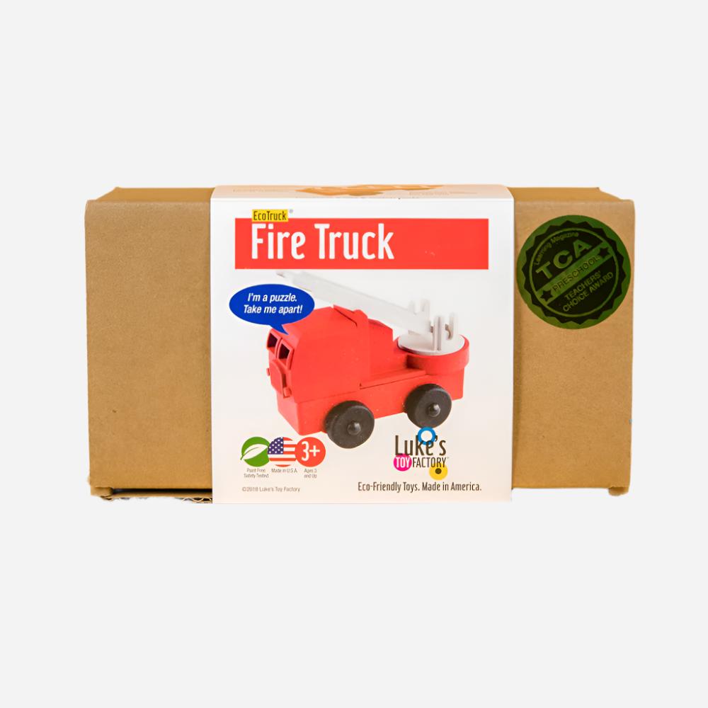 Fire Truck Puzzle Toy by Luke's Toy Factory
