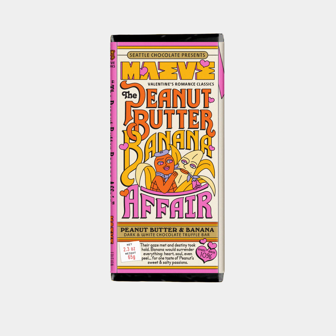 Valentine's - Peanut Butter Banana Affair Truffle Bar