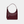 Mini Recycled Leather Shoulder Bag - Mahogany