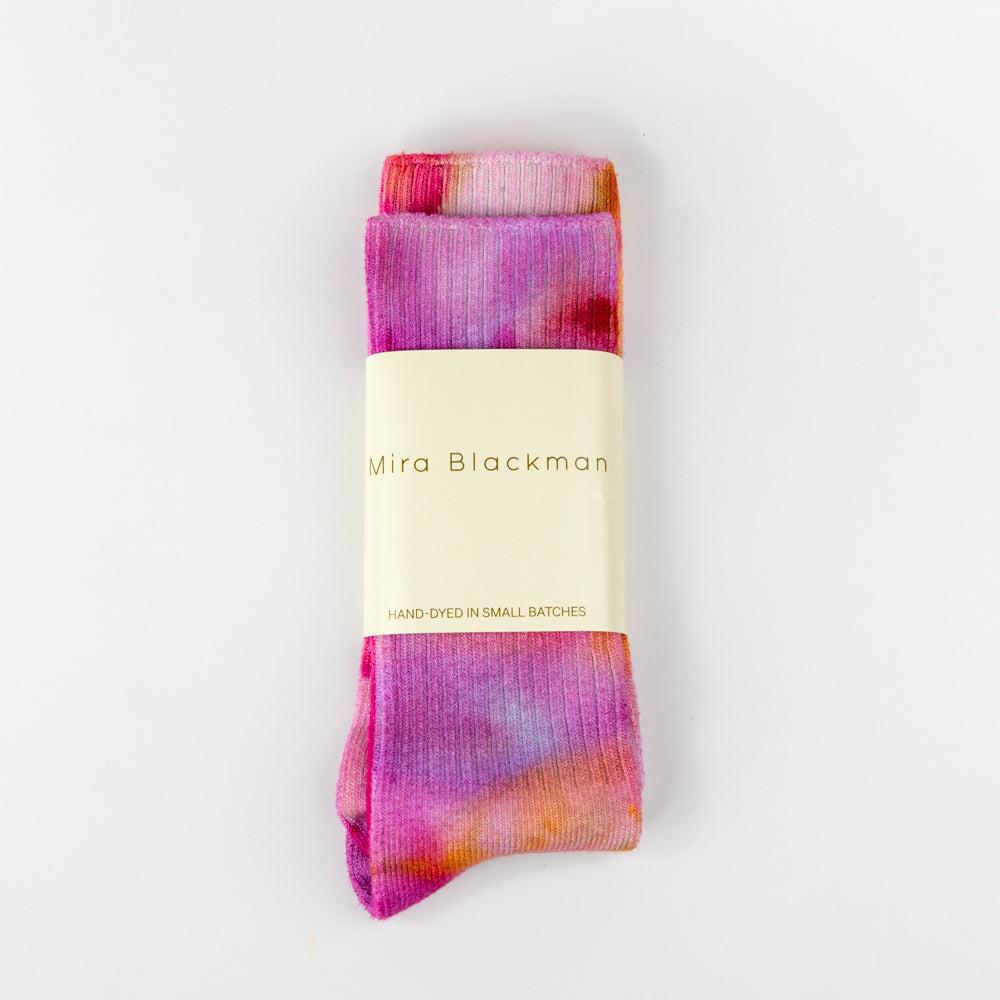 MIra Blackman Bamboo Socks in Wildflower