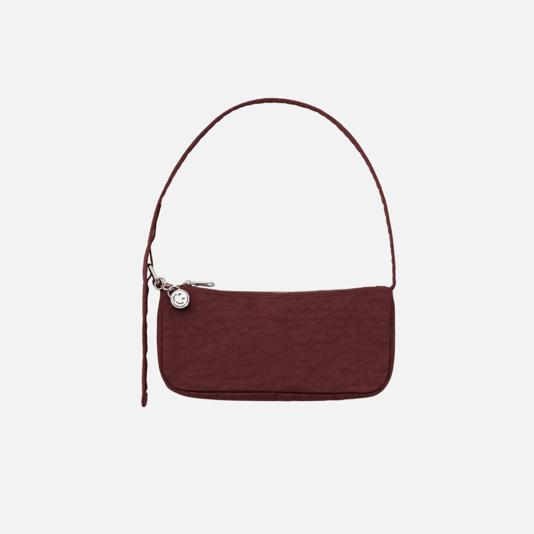 Nylon Pochette - Mahogany