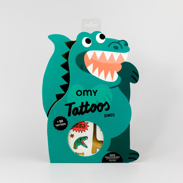 Kids' Temporary Dino Tattoos