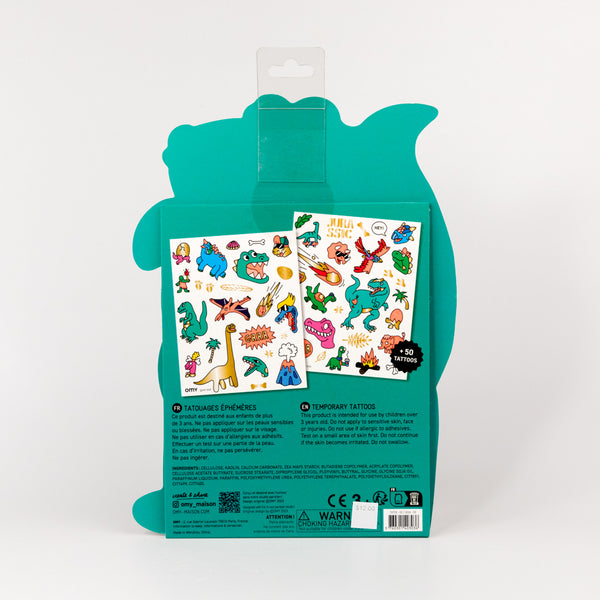 Kids' Temporary Dino Tattoos