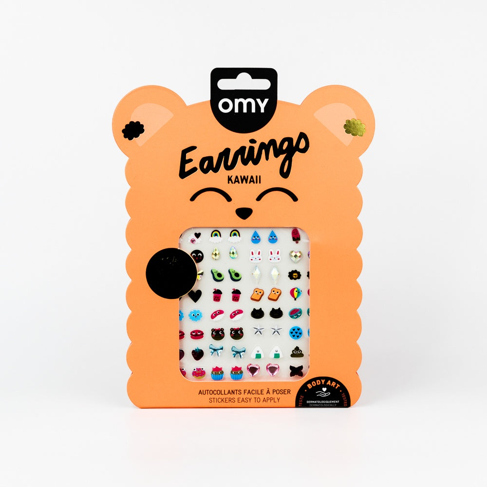 Kids Sticker Earrings - Kawaii
