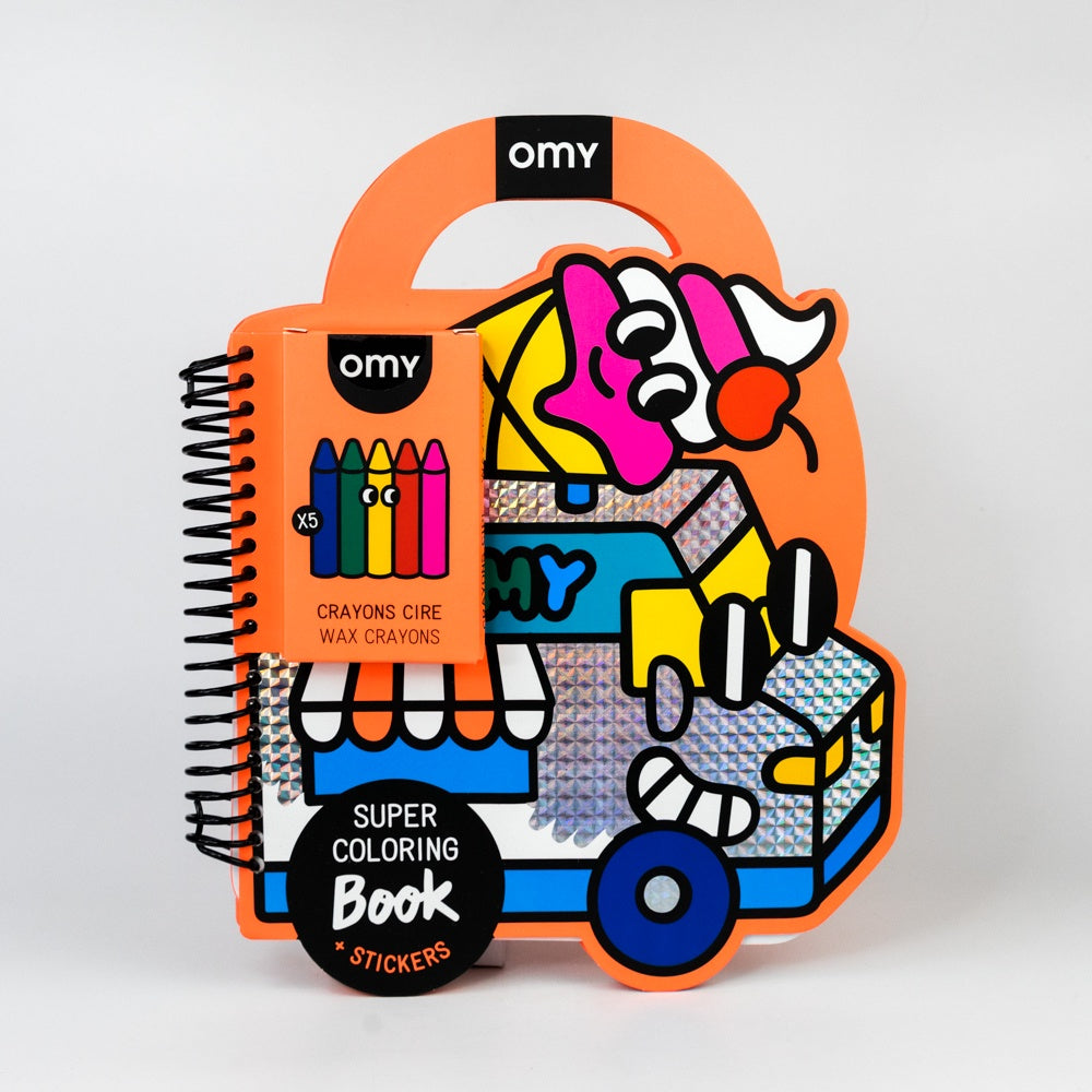 Super Coloring & Sticker Book - Yummy