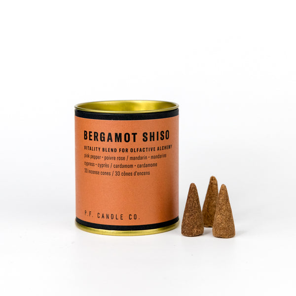 Wood Incense - Bergamot Shiso by PF Candle