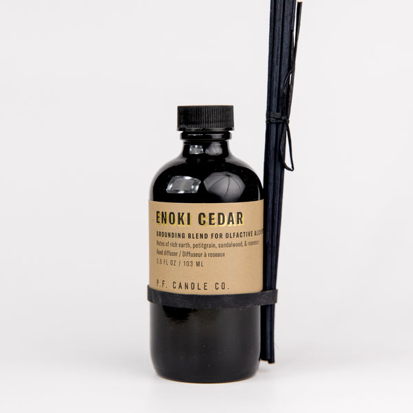 PF Candle Alchemy Enoki Cedar reed diffuser