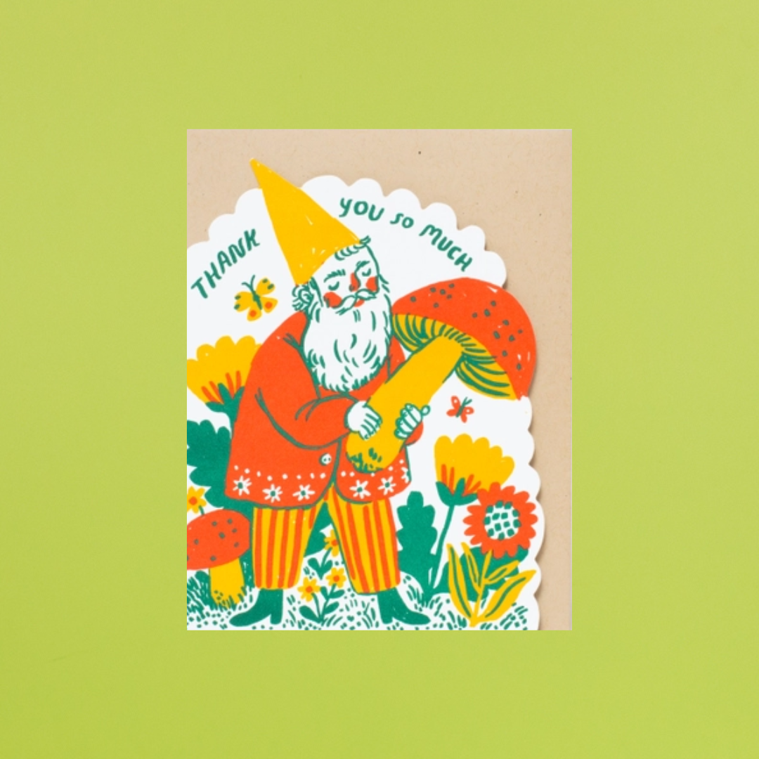 Thank You So Much Gnome Card