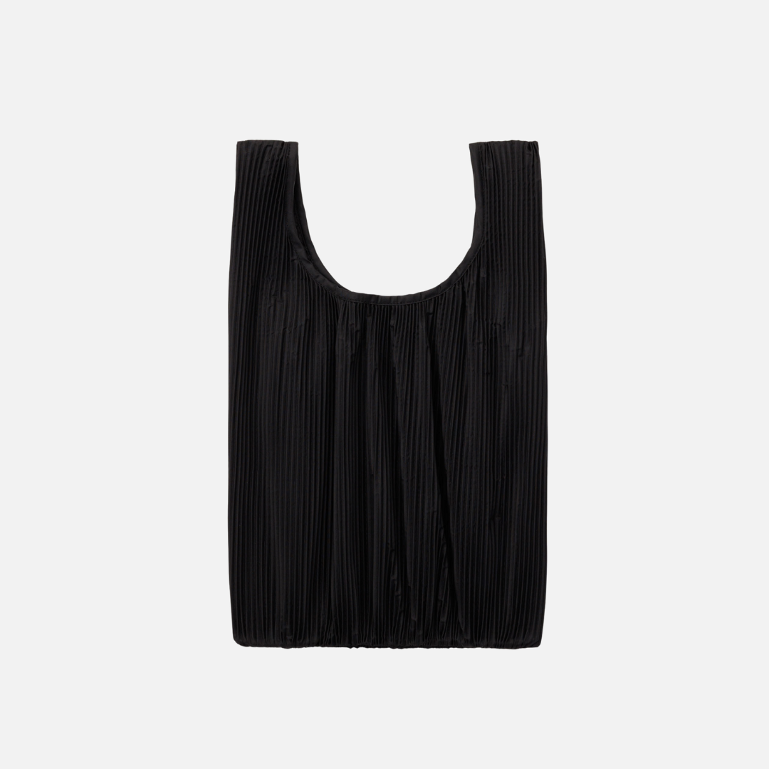 Pleated Baggu - Black