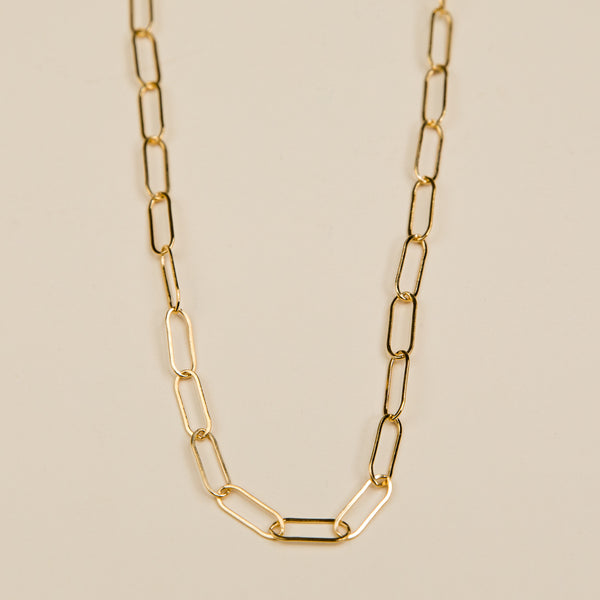 Gold Loops Necklace - 16"
