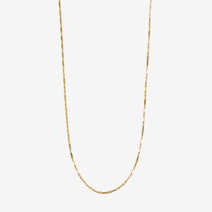 Gold Thin Box Necklace - 18" by RG