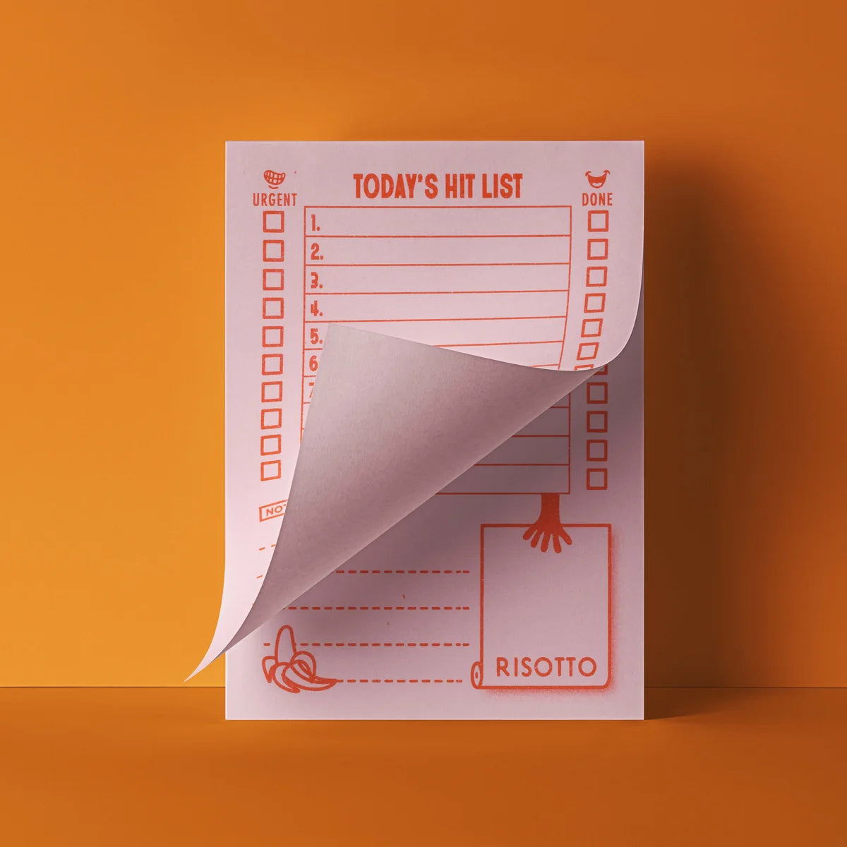Hit List To Do Notepad - Pink