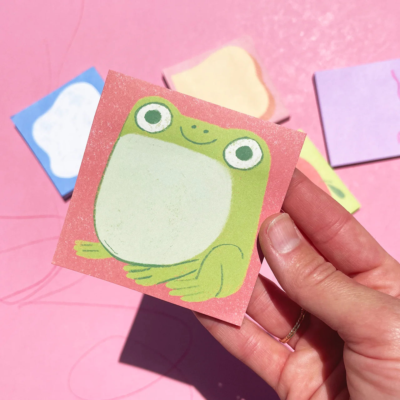Cute Frog Sticky Notepad