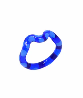 Blueberry Single Wave Ring