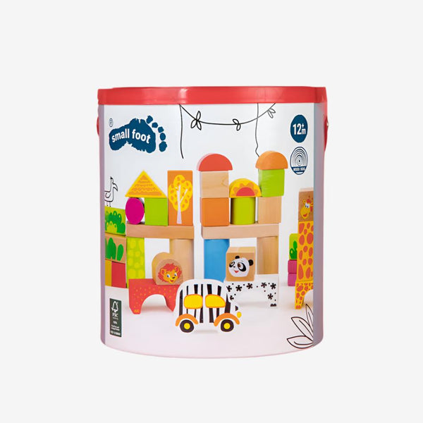 Small Foot Building Blocks Zoo Themed