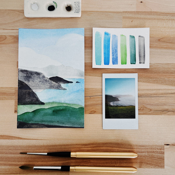 Watercolor Landscapes Workshop with Claudia Solis