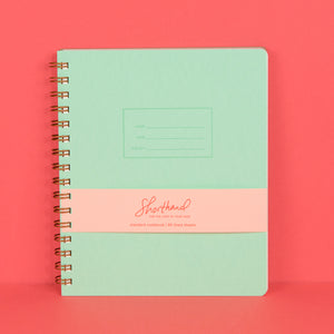 Shorthand Press Standard Notebook - Mint, Lined